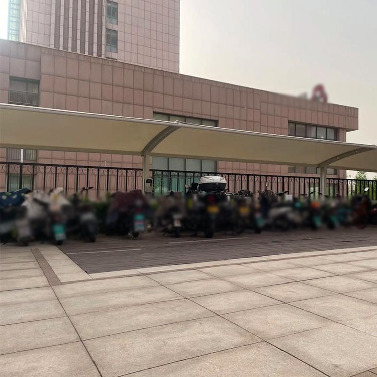 曲松县膜结构电动车棚