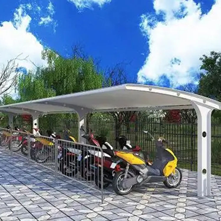 曲松县膜结构电动车棚